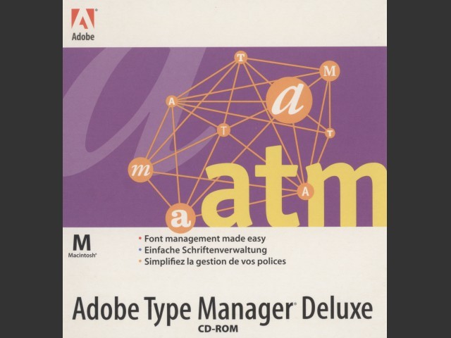 Adobe Type Manager Deluxe 4.0 (1997)