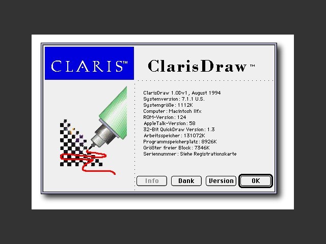 ClarisDraw 1.0 (1994)