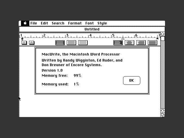 Macwrite Boot Disk for working with "BS Disks" (1984)