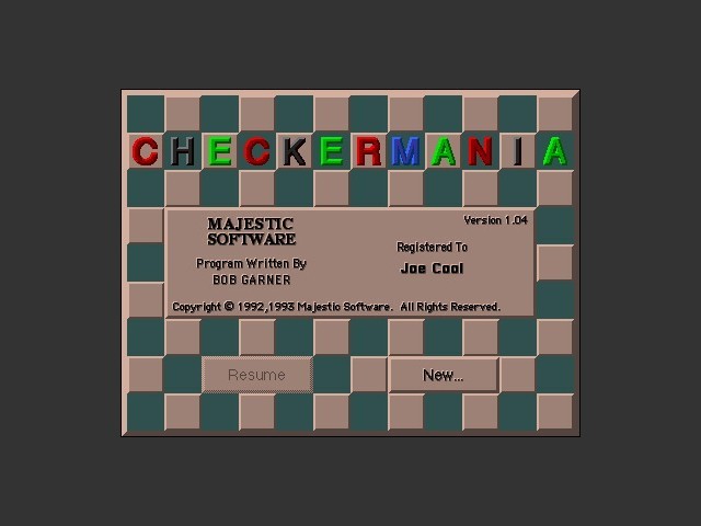 Checker Mania (1992)