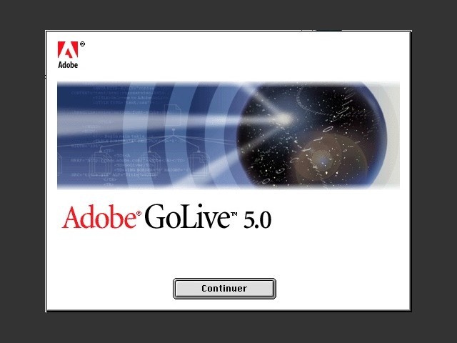 Adobe GoLive 5.0 (2000)
