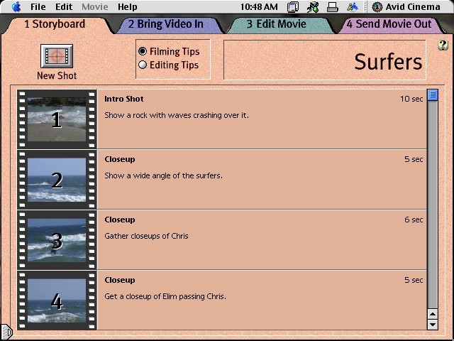 Avid Cinema (1996)