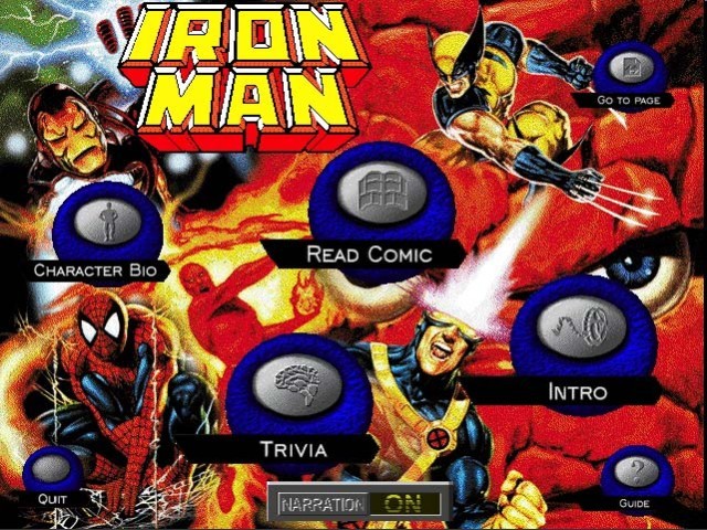 Iron Man: Interactive CD-ROM Comic Book! (1995)