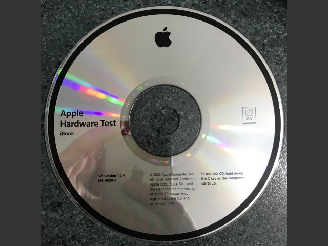 Apple Hardware Test v1.2.4 for iBook 2002 (CD) (2002)