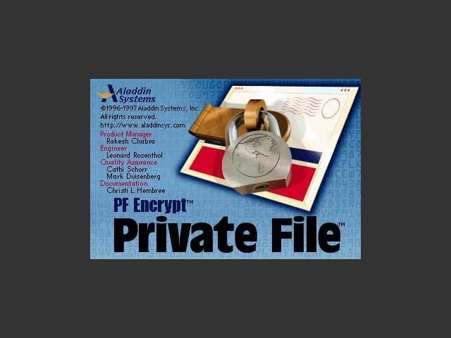 Aladdin Private File 2.0 (2000)