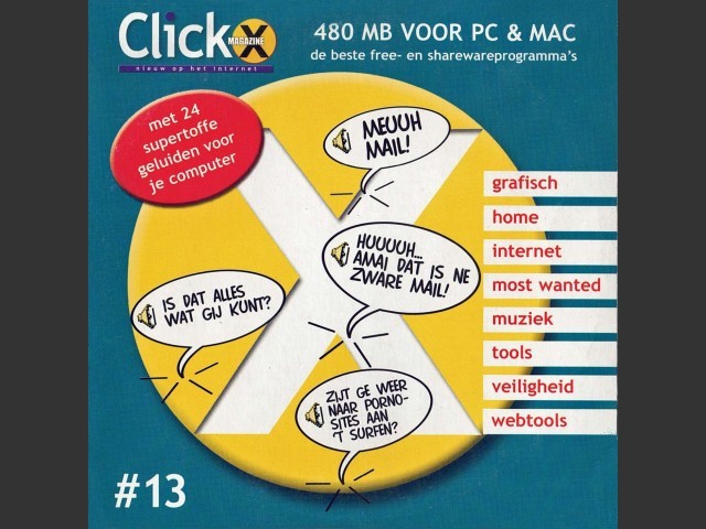 Clickx 13 Cover CD (2001)