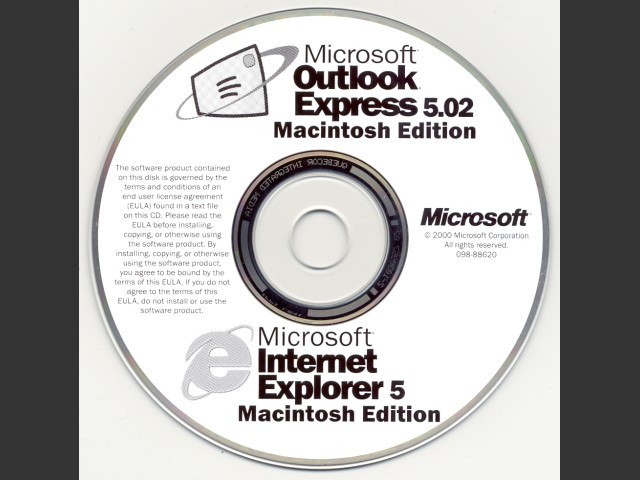 Microsoft Outlook Express 5.02 and Internet Explorer 5.0 (2000)