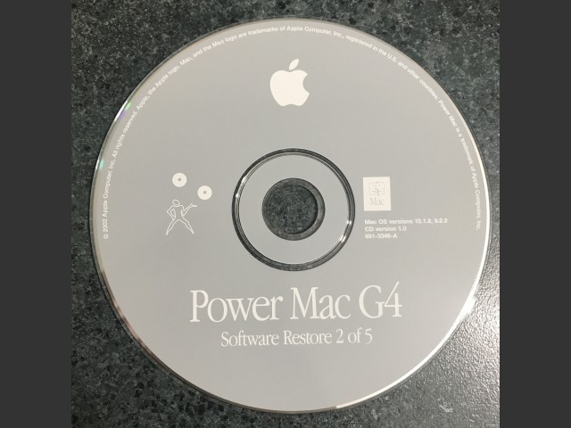 Mac OS 9.2.2 - Mac OS X 10.1.2 (G4) (691-3345-A) (CD) (2002)