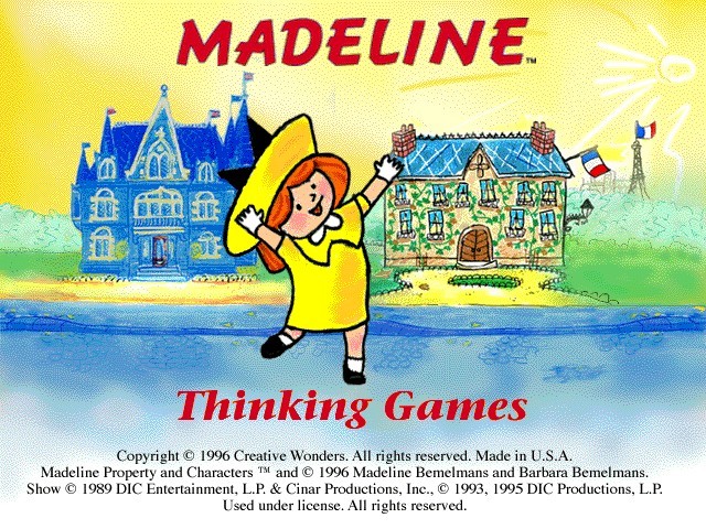 Madeline Thinking Games (1996)