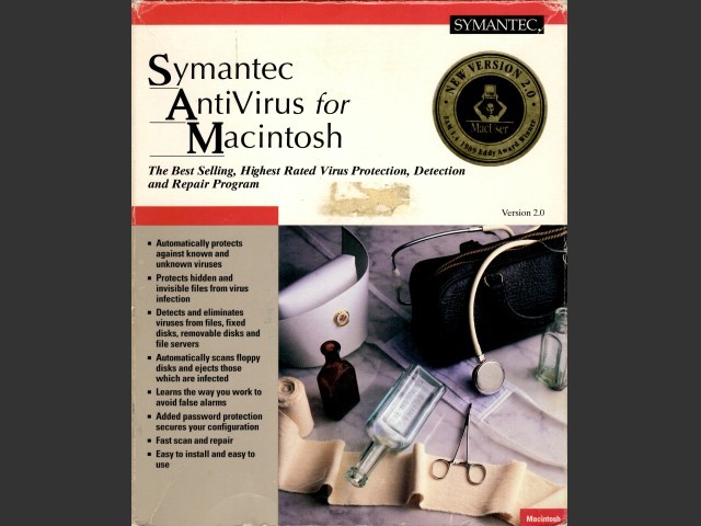Symantec AntiVirus for Macintosh 2.0 (1990)