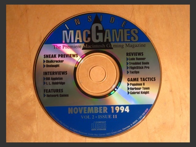 Inside Mac Games CD November 1994 (1994)