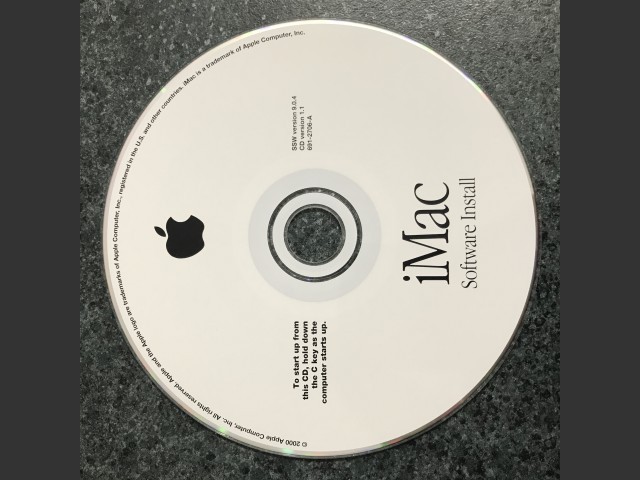 Mac OS 9.0.4 (Disc 1.1) (iMac) (CD) (2000)