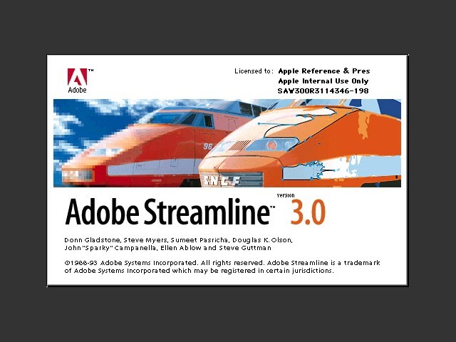 Adobe Streamline  3.0 (1993)
