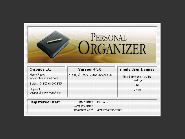 Personal Organizer (0)