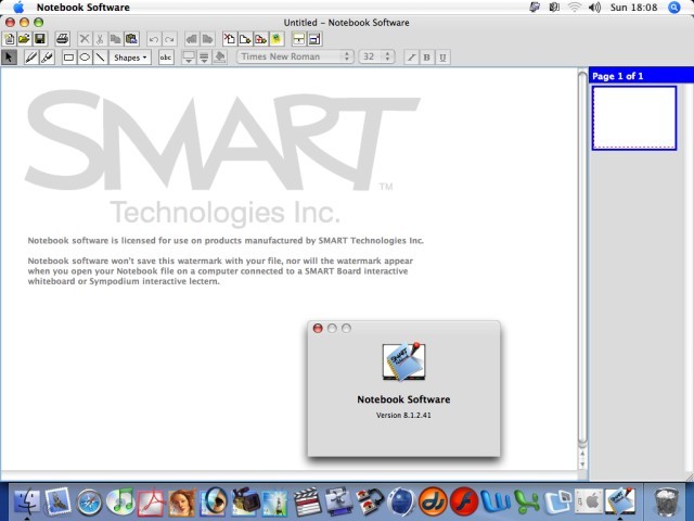 SMART Board Software 8.1.2 (2004)