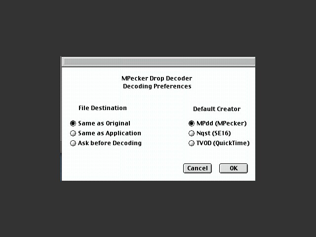 MPecker Drop Decoder (1997)