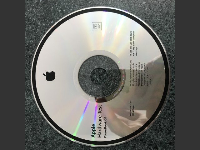 Apple Hardware Test v1.2.3 for PowerBook G4 2002 (CD) (2002)