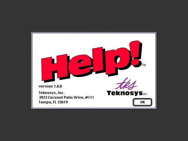 Technosys Help 1.0.8 (1991)