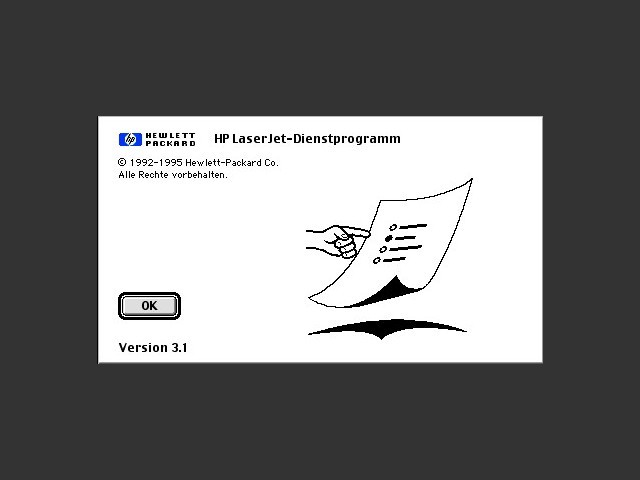 HP LaserJet Dienstprogramm (German) (1995)