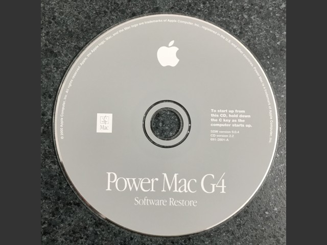 Mac OS 9.0.4 (Disc 2.2) (G4) (CD) (2000)