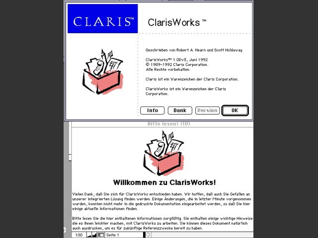 Claris Works 1.0Dv3 (1992)