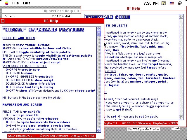 HyperCard Help DA (1991)