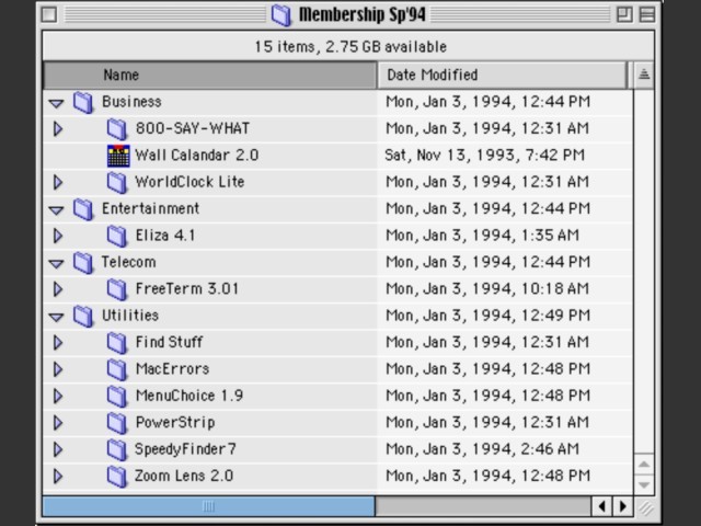 BMUG Spring 1994 Newsletter Shareware Disk (1994)