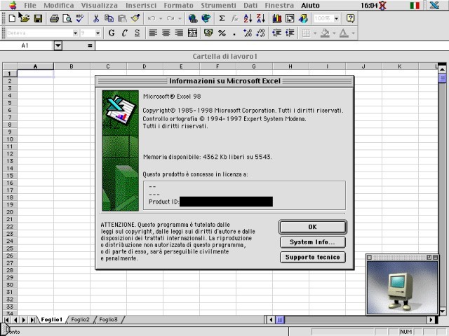 Microsoft Office 98 Italian (1998)