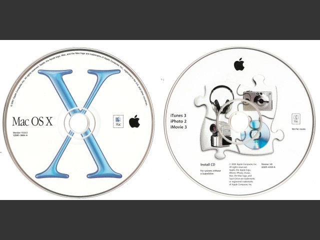 Mac OS X for PPC and PPC64 (OSX 10.0, 10.1, 10.2, 10.3, 10.4, 10.5) (2000)