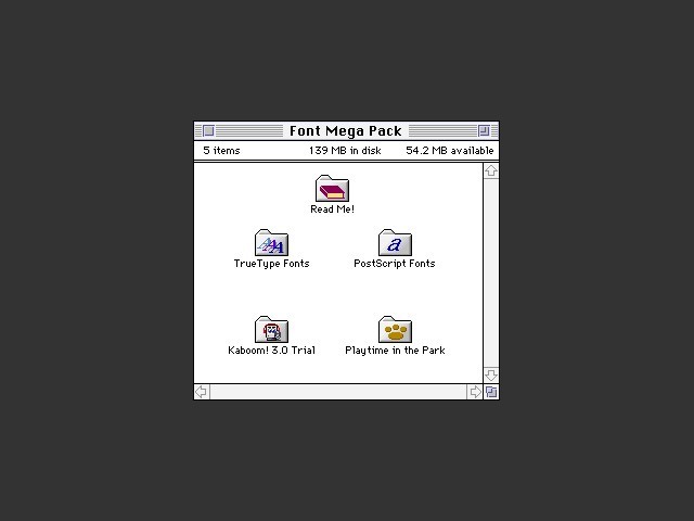 1500 Fonts Mega Pack (1995)