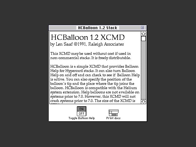 HCBalloon (1991)