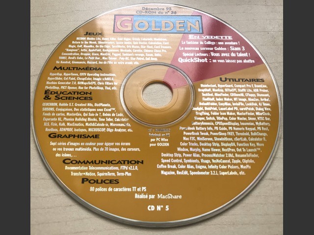 Golden Magazine CD (1995)