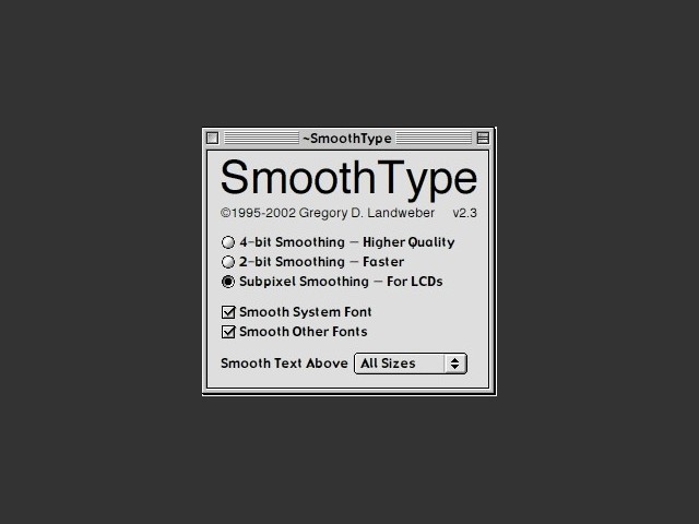 SmoothType 2.3.1 (2002)