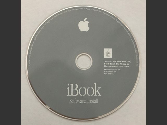 Mac OS 9.1 (Disc 2.1) (iBook) (CD) (691-3084-A) (2001)