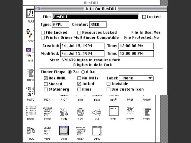 ResEdit 2.1.3 (1994)