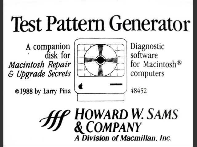 Larry Pina's Test Pattern Generator (1988)