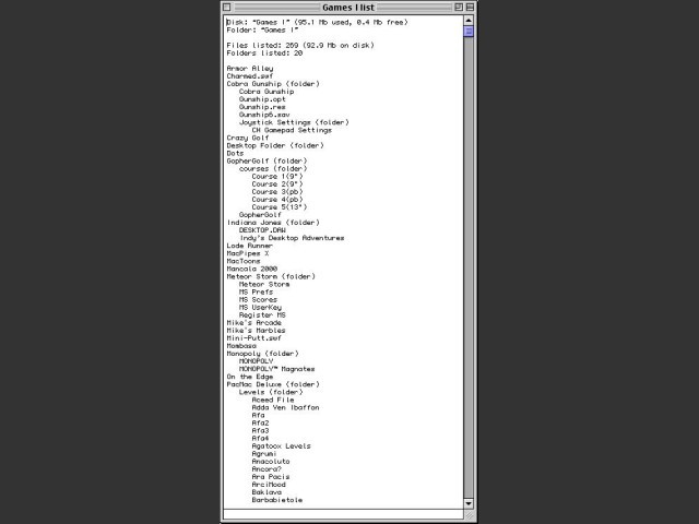 List Files 1.0 (1993)