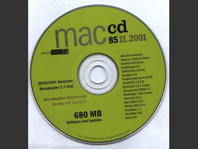MACup macCD 85 (11.2001) (2001)