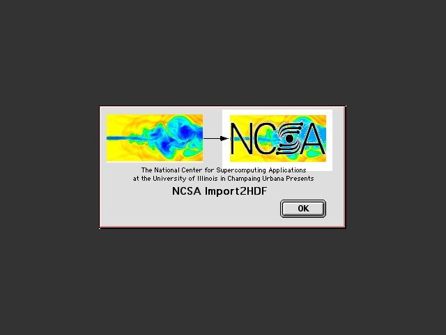 NCSA Import2HDF 1.0.4 (1993)