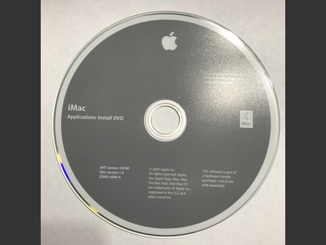 Mac OS X 10.6.1 (iMac) (DVD DL) (2009)