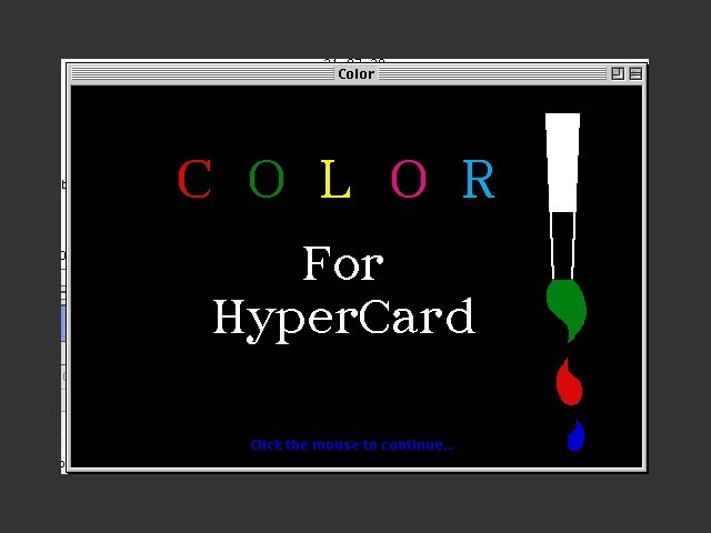 Color for HyperCard (1987)