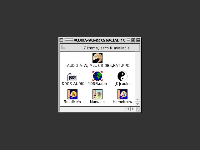 AUDIO A-W,MacOS 68K,FAT,PPC [HOME MADE] (2003)