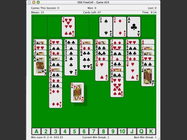 OSX FreeCell (2002)