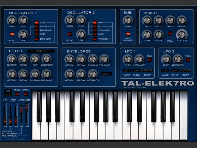 TAL ELEK7RO v1.20 VST Mac OsX PPC (2012)