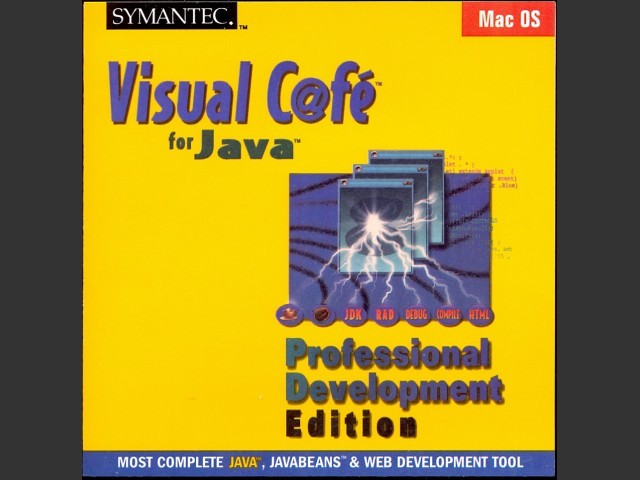 Visual Cafe for Java Professional Development Edition (1997)