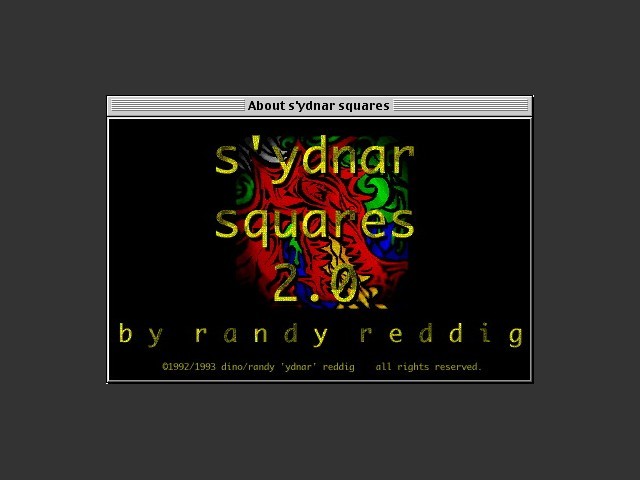 s'ydnar squares 2.x (1992)