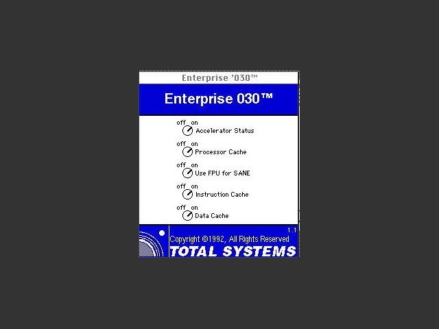 Total Systems Enterprise 030 Driver (1992)