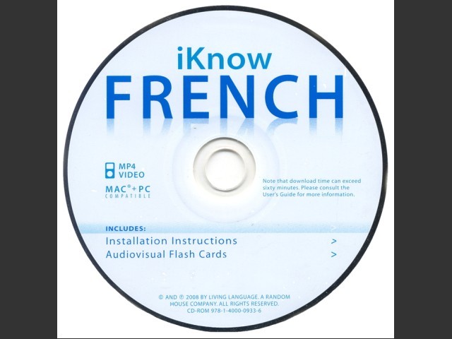 iKnow French: Beginner Level French Program (2008)