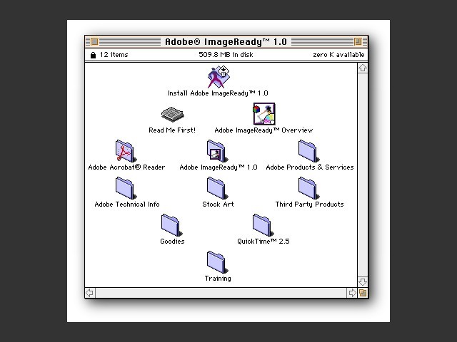 Adobe ImageReady 1.x (1998)