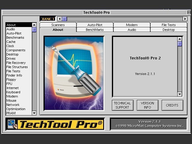 TechTool Pro 2.1.1 (1998)